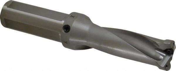 Kennametal - 3-3/4" Max Drill Depth, 2.5xD, 38.1mm Diam, Indexable Insert Drill - 2 Inserts, 1-1/2" Shank Diam, Straight Shank - Apex Tool & Supply