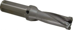 Kennametal - 3-3/4" Max Drill Depth, 2.5xD, 38.1mm Diam, Indexable Insert Drill - 2 Inserts, 1-1/2" Shank Diam, Straight Shank - Apex Tool & Supply