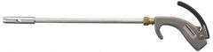 Guardair - 120 Max psi Venturi Nozzle Thumb Lever Blow Gun - 1/4 NPT, 18" Tube Length, Aluminum - Apex Tool & Supply