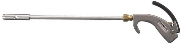 Guardair - 120 Max psi Venturi Nozzle Thumb Lever Blow Gun - 1/4 NPT, 48" Tube Length, Aluminum - Apex Tool & Supply