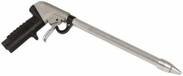 Guardair - 120 Max psi Whisper Jet Pistol Grip Blow Gun - 3/8 NPT, 12" Tube Length, Aluminum - Apex Tool & Supply
