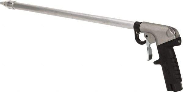 Guardair - 120 Max psi Whisper Jet Pistol Grip Blow Gun - 3/8 NPT, 18" Tube Length, Aluminum - Apex Tool & Supply