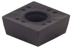 Kennametal - SPET31251 Grade KCPK30 Carbide Milling Insert - TiN/TiCN/Al2O3 Finish, 0.1563" Thick, 10mm Inscribed Circle, 0.4mm Corner Radius - Apex Tool & Supply