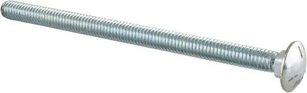 Value Collection - 5/16-18 UNC 5" Length Under Head, Standard Square Neck, Carriage Bolt - Grade 5 Steel, Zinc-Plated Finish - Apex Tool & Supply