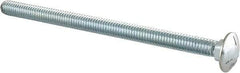 Value Collection - 5/16-18 UNC 5" Length Under Head, Standard Square Neck, Carriage Bolt - Grade 5 Steel, Zinc-Plated Finish - Apex Tool & Supply