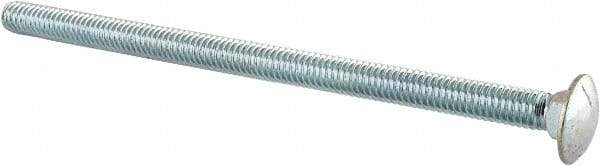 Value Collection - 5/16-18 UNC 5-1/2" Length Under Head, Standard Square Neck, Carriage Bolt - Grade 5 Steel, Zinc-Plated Finish - Apex Tool & Supply