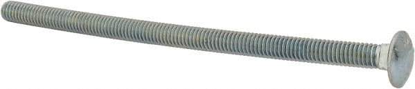 Value Collection - 5/16-18 UNC 6" Length Under Head, Standard Square Neck, Carriage Bolt - Grade 5 Steel, Zinc-Plated Finish - Apex Tool & Supply