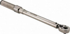 CDI - 3/8" Drive Micrometer Torque Wrench - 150 In/Lb to 1,000 In/Lb Torque, 16" OAL, 0.6 N/m Graduation, Pear Head - Apex Tool & Supply