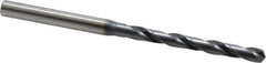 OSG - #7 130° Powdered Metal Jobber Drill - V Finish, Right Hand Cut, Spiral Flute, Straight Shank, 96mm OAL, Standard Point - Apex Tool & Supply