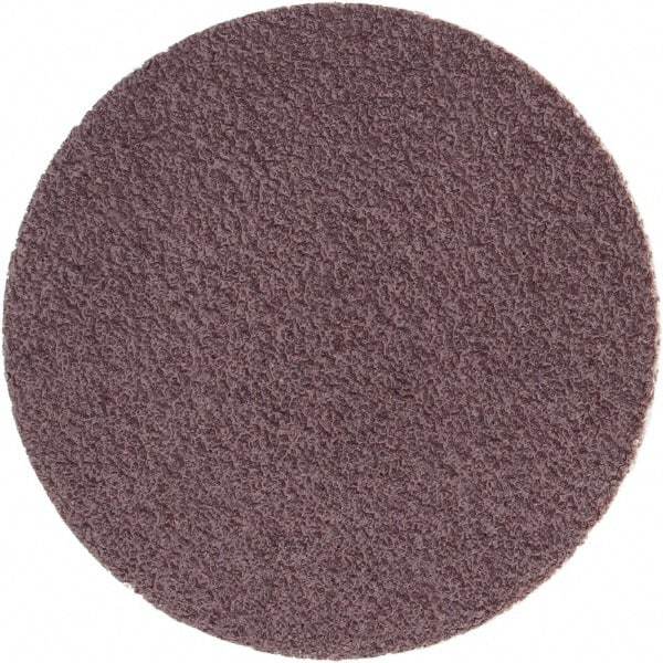 Standard Abrasives - 1-1/2" Disc Diam, 80 Grit, Aluminum Oxide Quick Change Disc - Type P Attaching System, Coated, Red, Medium Grade, 25,000 RPM - Apex Tool & Supply