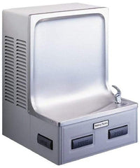 Halsey Taylor - 7.6 GPH Cooling Capacity Barrier Free Wall Mounted Water Cooler & Fountain - In-Wall, 20 to 105 psi, 120 VAC Volts, 370 Watts, Stainless Steel - Apex Tool & Supply
