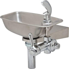 Halsey Taylor - Wall Mounted Bracket Water Cooler & Fountain - Push Button Operated Bubbler, Stainless Steel - Apex Tool & Supply