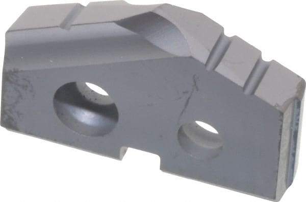 Allied Machine and Engineering - 11/16" Diam x 1/8" Thick, Seat Code 0, 132° Included Angle Spade Drill Insert - TiAlN Coated, Carbide, Grade K20, Series T-A - Apex Tool & Supply