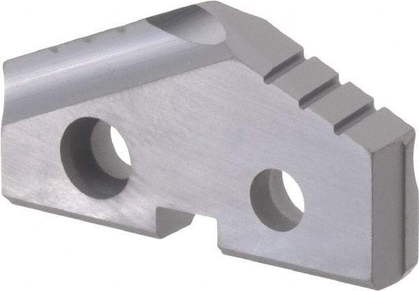 Allied Machine and Engineering - 1-3/16" Diam x 3/16" Thick, Seat Code 2, 132° Included Angle Spade Drill Insert - TiAlN Coated, Carbide, Grade P40, Series T-A - Apex Tool & Supply
