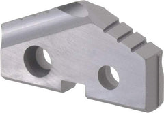 Allied Machine and Engineering - 1-3/16" Diam x 3/16" Thick, Seat Code 2, 132° Included Angle Spade Drill Insert - TiAlN Coated, Carbide, Grade P40, Series T-A - Apex Tool & Supply