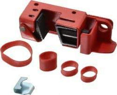 Master Lock - Polymer/Steel Tall & Wide Toggle Circuit Breaker Lockout - 120/240 Volt, 1 Padlock - Apex Tool & Supply