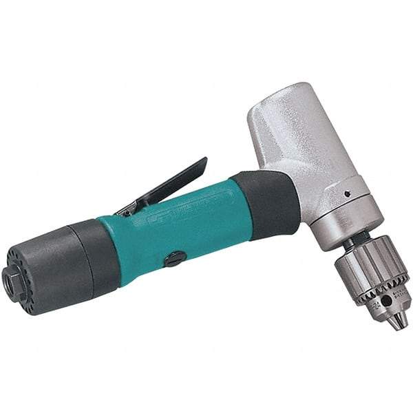 Dynabrade - 1/4" Keyed Chuck - Inline Handle, 5,000 RPM, 0.4 hp, 90 psi - Apex Tool & Supply