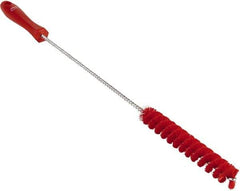 Vikan - 3/4" Diam Polyester Valve Brush - 19-5/8" OAL, 5-3/4" Head Length, Polypropylene & Stainless Steel Handle - Apex Tool & Supply
