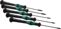 Wera - 5 Piece, 1.3 to 3mm Ball End Hex Driver Set - Comes in Display Box - Apex Tool & Supply