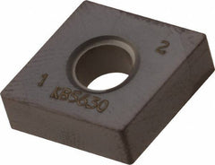 Kennametal - CNGA431 MT Grade KB5630 PCBN Turning Insert - AlTiN Finish, 80° Diamond, 1/2" Inscr Circle, 3/16" Thick, 1/64" Corner Radius - Apex Tool & Supply