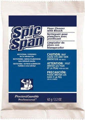Spic & Span - Packet Cleaner - Use on Ceramic Tile, Laminate Surfaces, Linoleum, Quarry Tile, Cement, Concrete, Vinyl Tile, Terra Cotta, Terrazzo, Vinyl Composite Tile (VCT) - Apex Tool & Supply