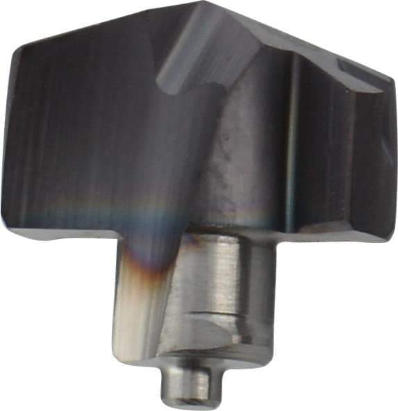 Iscar - Series ICM, 10.39mm Diam Grade IC908 140° Replaceable Drill Tip - Carbide, TiAlN Finish, 10 Seat Size - Apex Tool & Supply