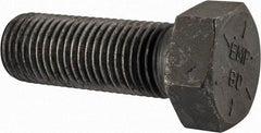 Value Collection - 1-3/4 - 5 UNC, 5" Length Under Head Hex Head Cap Screw - Partially Threaded, Grade 8 Alloy Steel, Uncoated, 2-5/8" Hex - Apex Tool & Supply