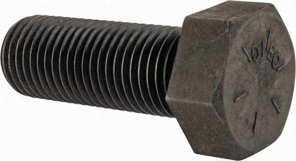 Value Collection - 2 - 4-1/2 UNC, 5-1/2" Length Under Head Hex Head Cap Screw - Partially Threaded, Grade 8 Alloy Steel, Uncoated, 3" Hex - Apex Tool & Supply