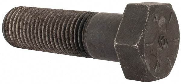 Value Collection - 2 - 4-1/2 UNC, 7" Length Under Head Hex Head Cap Screw - Partially Threaded, Grade 8 Alloy Steel, Uncoated, 3" Hex - Apex Tool & Supply