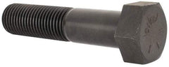 Value Collection - 2 - 4-1/2 UNC, 9" Length Under Head Hex Head Cap Screw - Partially Threaded, Grade 8 Alloy Steel, Uncoated, 3" Hex - Apex Tool & Supply