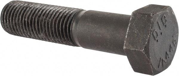 Value Collection - 1-3/4 - 5 UNC, 7-1/2" Length Under Head Hex Head Cap Screw - Partially Threaded, Grade 5 Steel, Uncoated, 2-5/8" Hex - Apex Tool & Supply
