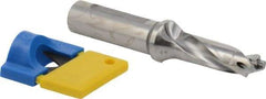 Iscar - 0.512" to 0.528" Diam, 3xD, 1.53" Max Depth, 5/8" Shank Diam, 4.12" OAL, Replaceable-Tip Drill - FCP, ICK, ICK-2M, ICM, ICP, iCP-2M Insert, 84147313 Toolholder, Series SumoCham - Apex Tool & Supply