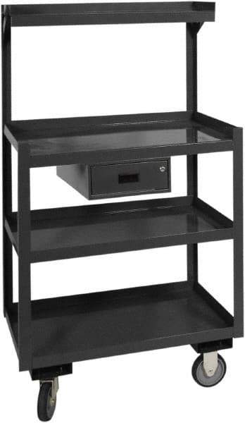Durham - 30" Wide x 55-3/4" High x 24" Deep, Mobile Workstation - 1,200 Lb Capacity - Apex Tool & Supply