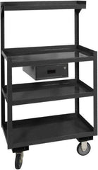 Durham - 30" Wide x 55-3/4" High x 24" Deep, Mobile Workstation - 1,200 Lb Capacity - Apex Tool & Supply