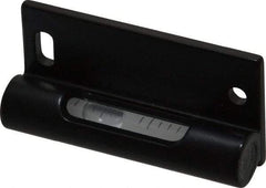 Geier & Bluhm, Inc. - 2 Inch Long, Vertical, Brass Tubular and Pocket Level - 2 mm Sensitivity, 1 Inch High/Diameter, Black Lacquer, 1 Vial - Apex Tool & Supply