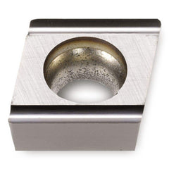 Turning Insert:  CCET32.50.5R-GF TT9020,  Solid Carbide TiCN Finish,  Right Hand,  0.3820″ Long,  3/8″ Inscribed Circle,  0.0080″ Corner Radius,  80.0 &deg N/A Diamond,  Series  CCET