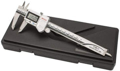 Mitutoyo - 0 to 150mm Range, 0.01mm Resolution, IP67 Electronic Caliper - Stainless Steel with 40mm Carbide-Tipped Jaws, 0.02mm Accuracy, SPC Output - Apex Tool & Supply