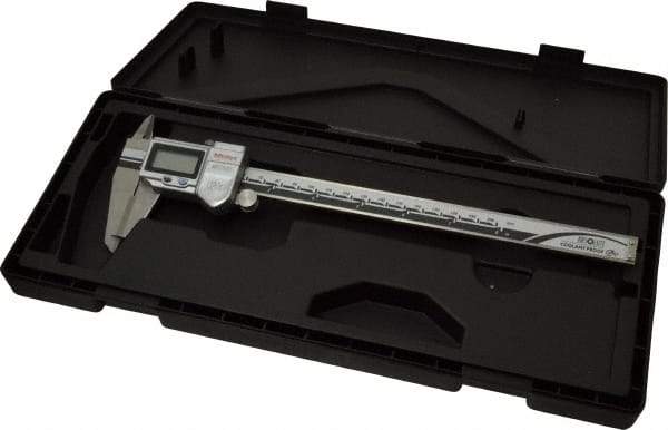 Mitutoyo - 0 to 200mm Range, 0.01mm Resolution, IP67 Electronic Caliper - 50mm Carbide-Tipped Jaws, 0.02mm Accuracy, SPC Output - Apex Tool & Supply