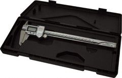 Mitutoyo - 0 to 200mm Range, 0.01mm Resolution, IP67 Electronic Caliper - 50mm Carbide-Tipped Jaws, 0.02mm Accuracy, SPC Output - Apex Tool & Supply