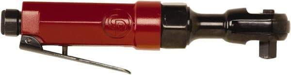 Chicago Pneumatic - 3/8" Drive, 220 RPM, 13 Ft/Lb Torque Ratchet Wrench - Inline Handle, 15 CFM, 90 psi, 1/4" Inlet - Apex Tool & Supply