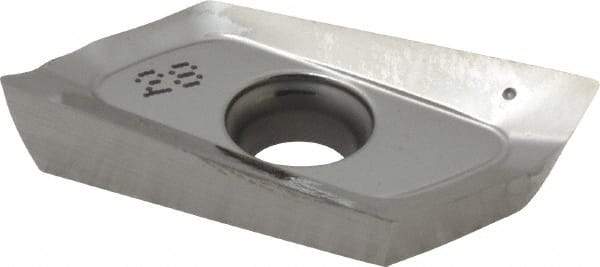 Iscar - HM90 APCR220605 P Grade IC28 Carbide Milling Insert - Uncoated, 0.2717" Thick, 0.5mm Corner Radius - Apex Tool & Supply