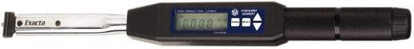 Sturtevant Richmont - 3/8" Drive Electronic Digital Torque Wrench - 15 Ft/Lb to 75 Ft/Lb Torque, 17-1/2" OAL, 0.001 N/m Graduation, Fixed Head - Apex Tool & Supply