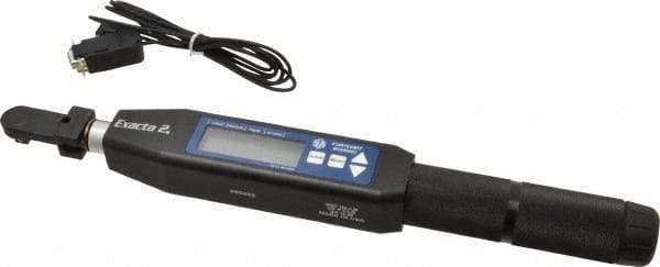 Sturtevant Richmont - 3/8" Drive, 60 to 300 In/Lb, Electronic Torque Wrench - 0.001 Ft/Lb Graduation, 14-1/2" OAL - Apex Tool & Supply