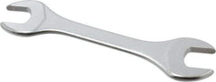 Facom - 12mm x 13mm Stubby Open End Wrench - 4-5/16" OAL, Double End, Satin Finish, 15° Head Angle - Apex Tool & Supply