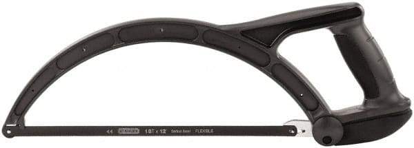 Stanley - 12" Hacksaw - 4" Throat Depth, High Impact Polypropylene Handle, Closed Grip Handle - Apex Tool & Supply