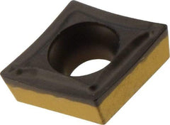 Iscar - CCMT2-0 SM Grade IC8150 Carbide Turning Insert - TiCN/Al2O3/TiCN/TiN Finish, 80° Diamond, 1/4" Inscr Circle, 3/32" Thick, 0.0079" Corner Radius - Apex Tool & Supply