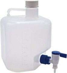 Dynalon Labware - 5 L Carboy - Polypropylene, Translucent, 10.6" High x 7-1/2" Diam, 45mm Cap - Apex Tool & Supply
