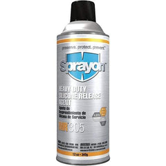 Sprayon - 16 Ounce Aerosol Can, Clear, Heavy-Duty Mold Release - Silicone Composition - Apex Tool & Supply