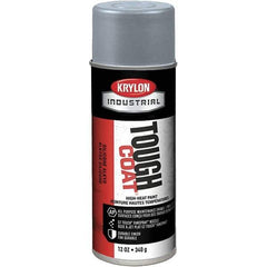 Sprayon - High Temp Aluminum (Color), Metallic, Acrylic Enamel Spray Paint - 15 to 20 Sq Ft per Can, 16 oz Container - Apex Tool & Supply