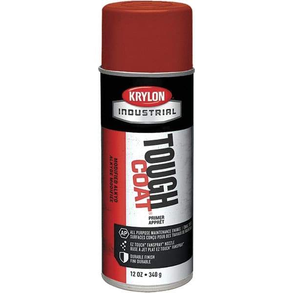 Krylon - 16 oz High Gloss Red Oxide Rust Control Primer - 20 to 25 Sq Ft Coverage - Apex Tool & Supply